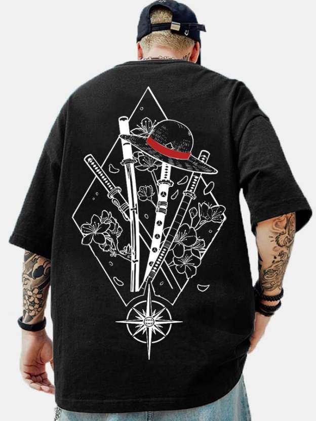 Unisex Anime Inspired Vintage T-Shirt