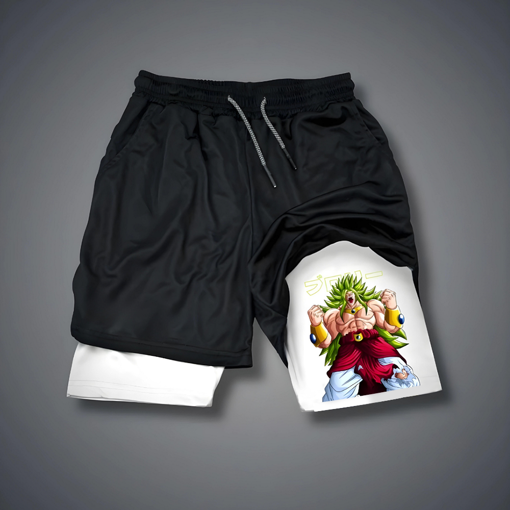 Casual Dragon Ball Anime Printed Sports Shorts