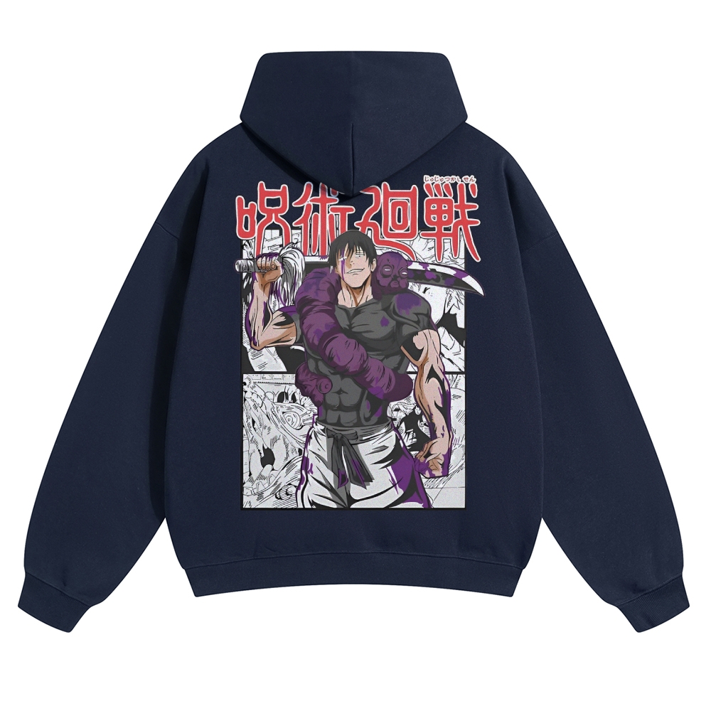 Unisex Casual Anime Print Hoodie