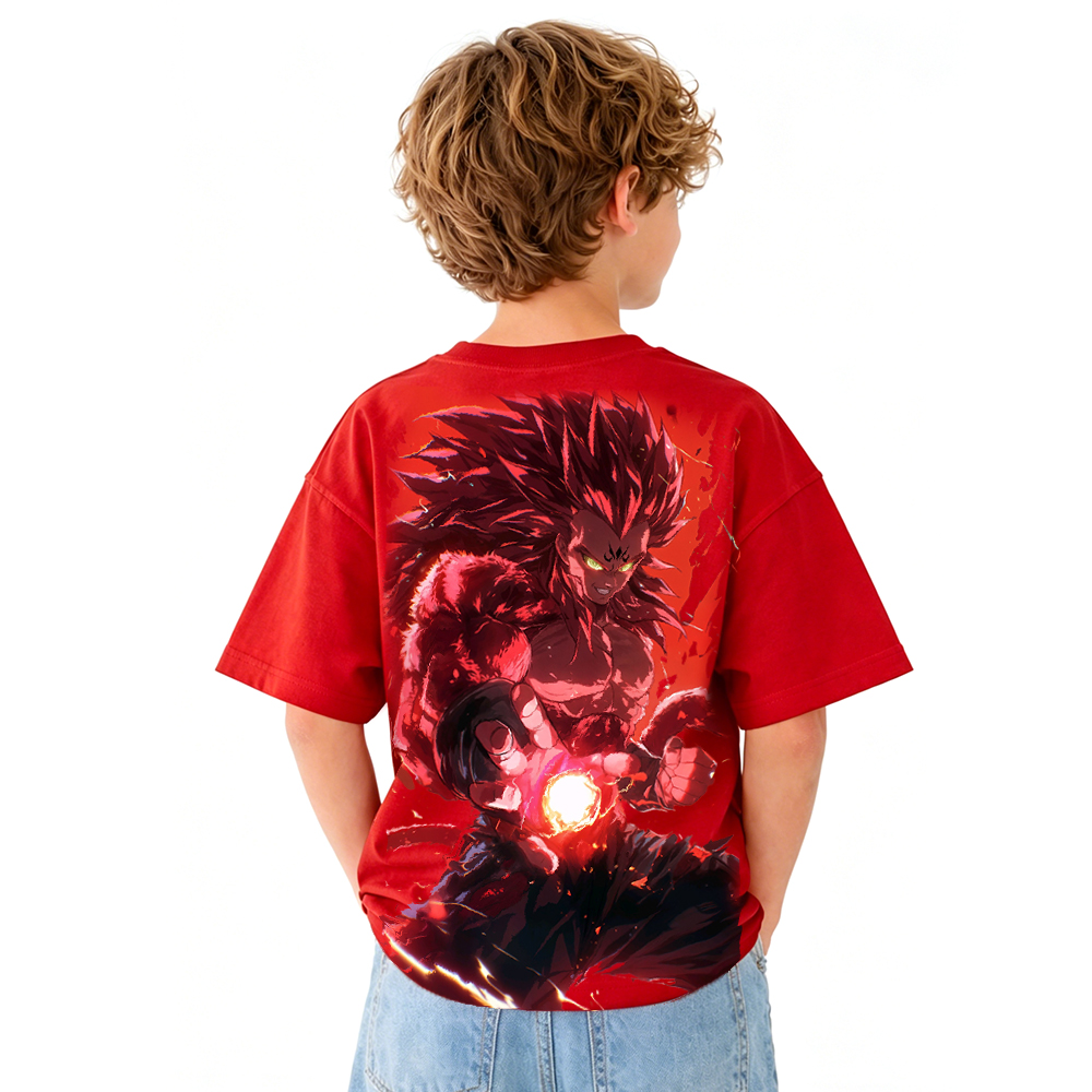 Dragon Ball Anime Graphic T-Shirt for Kids Cartoon Print Cotton Tee