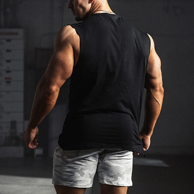 Men's Anime Best Friend Printed Fitness Tank Top-comicclothing