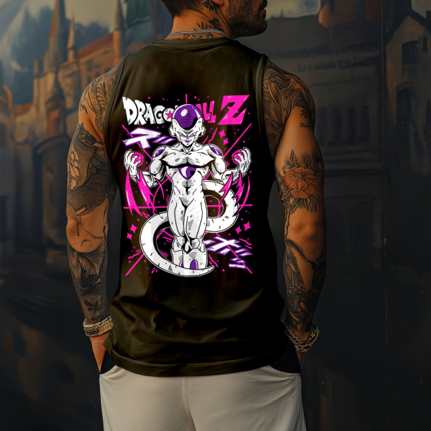 Unisex Anime Graphic Streetwear Vintage Gym Tank Top