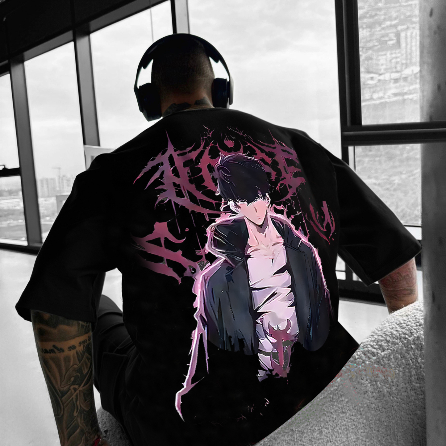 Unisex Anime Inspired Vintage T-Shirt-comicclothing
