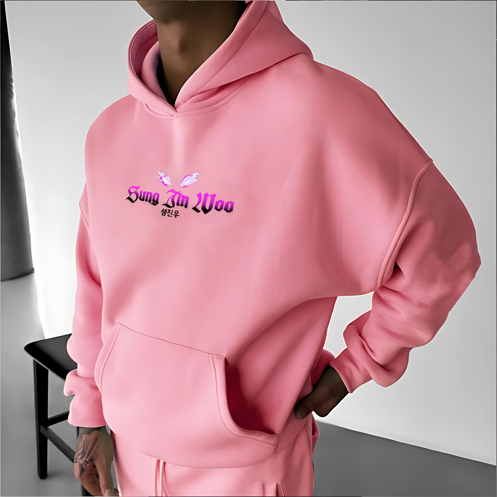 Unisex Anime Graphic Streetwear Vintage Hoodie