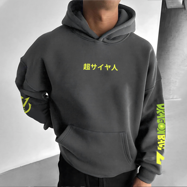 Unisex Anime Graphic Streetwear Vintage Hoodie