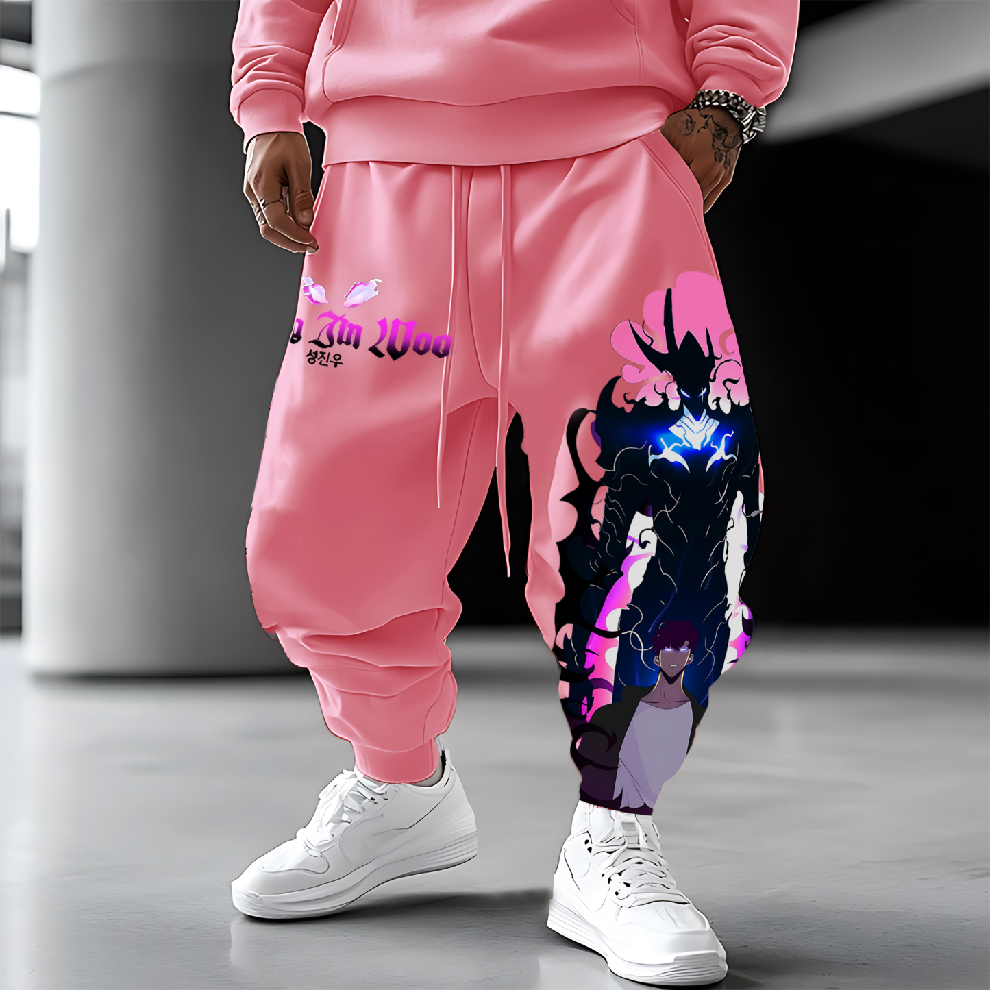 Unisex Casual Anime Streetwear Pants
