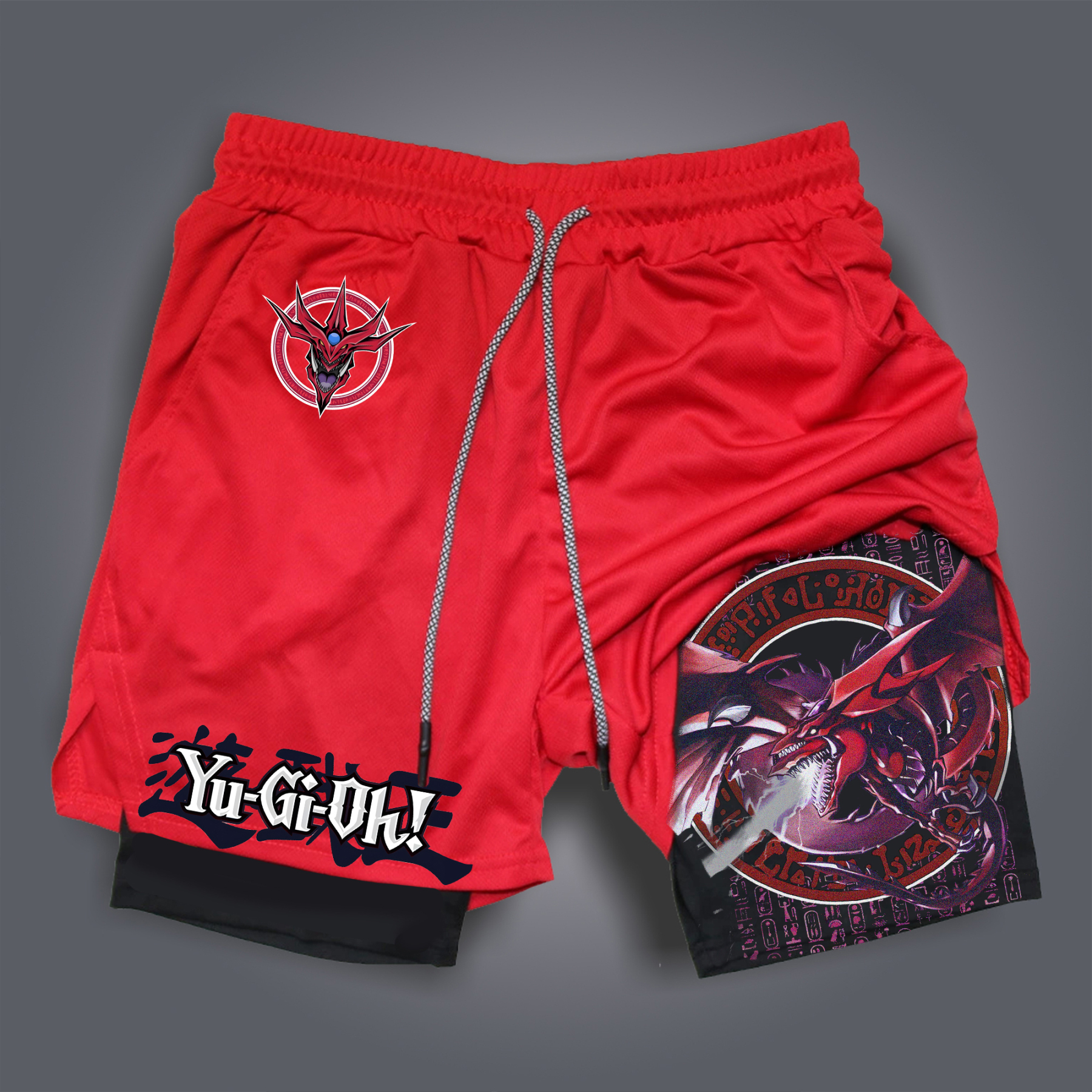 Unisex "Yu-Gi-Oh!" Anime Style Retro Shorts