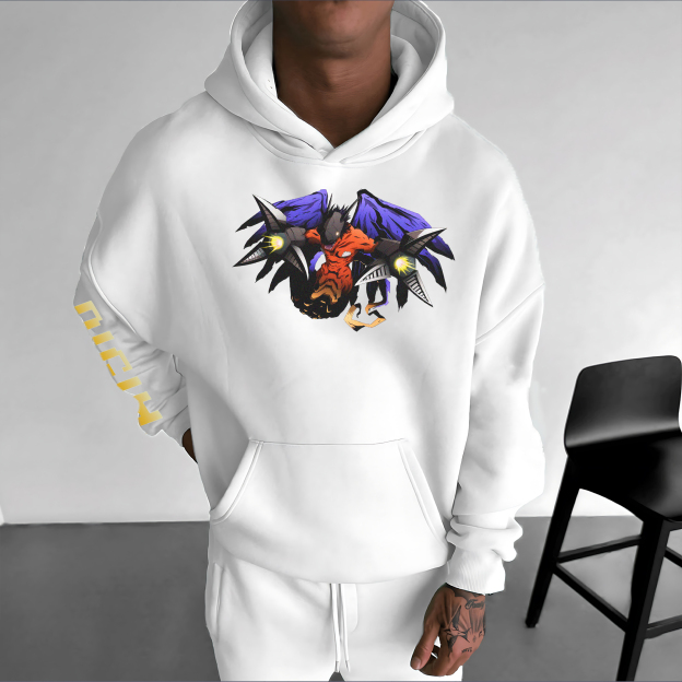 Unisex “Digimon” Anime Graphic Streetwear Vintage Hoodie
