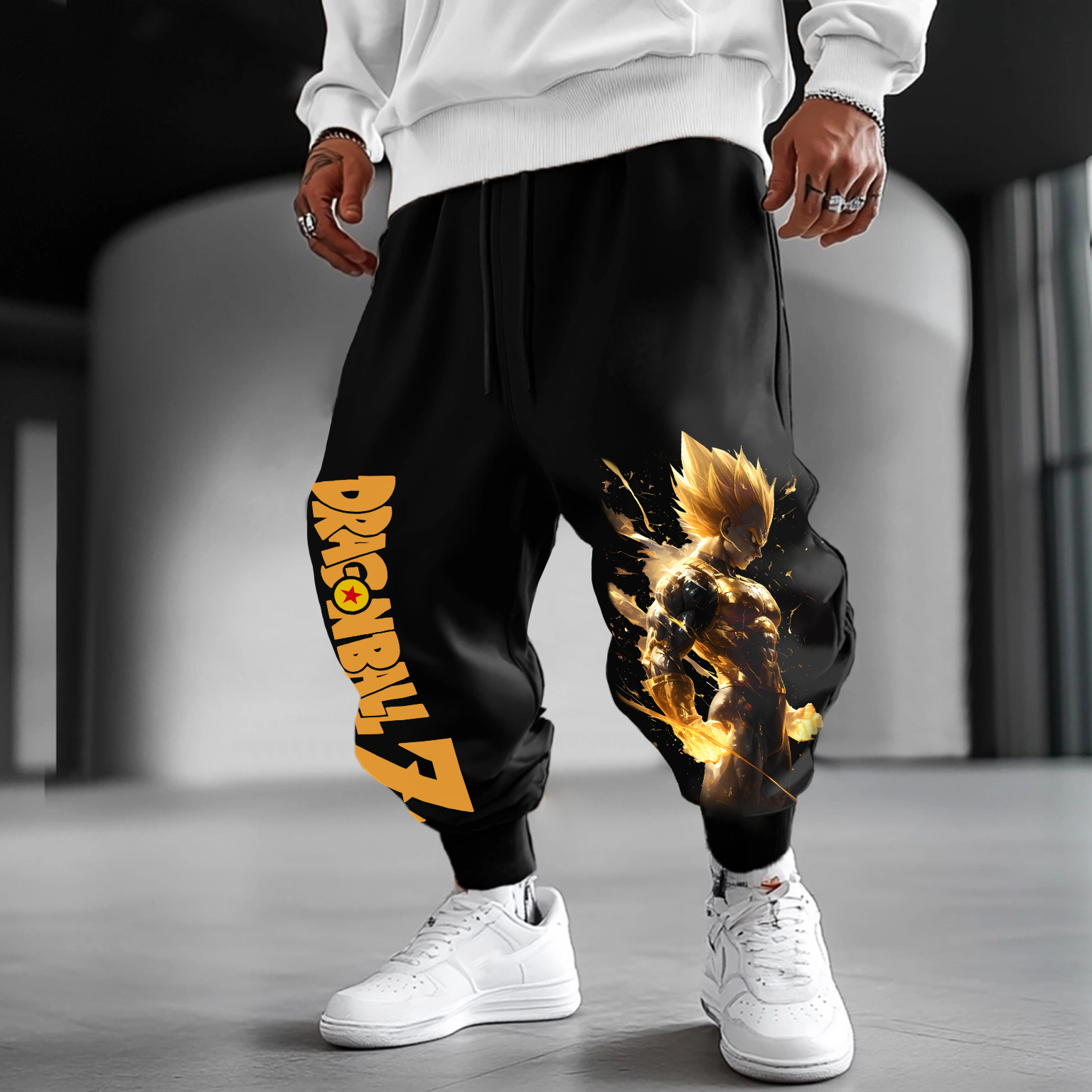 Unisex Anime Printed Gift Oversized Harem Pants