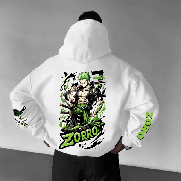 Unisex Anime Graphic Streetwear Vintage Hoodie