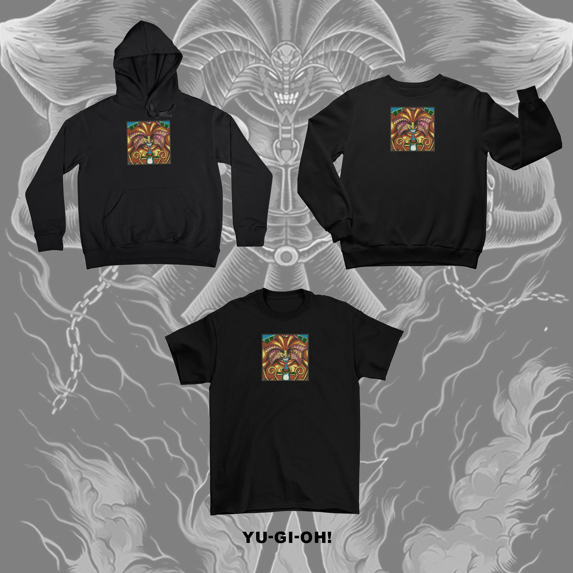 Unisex "Yu-Gi-Oh!" Anime Embroidered Top