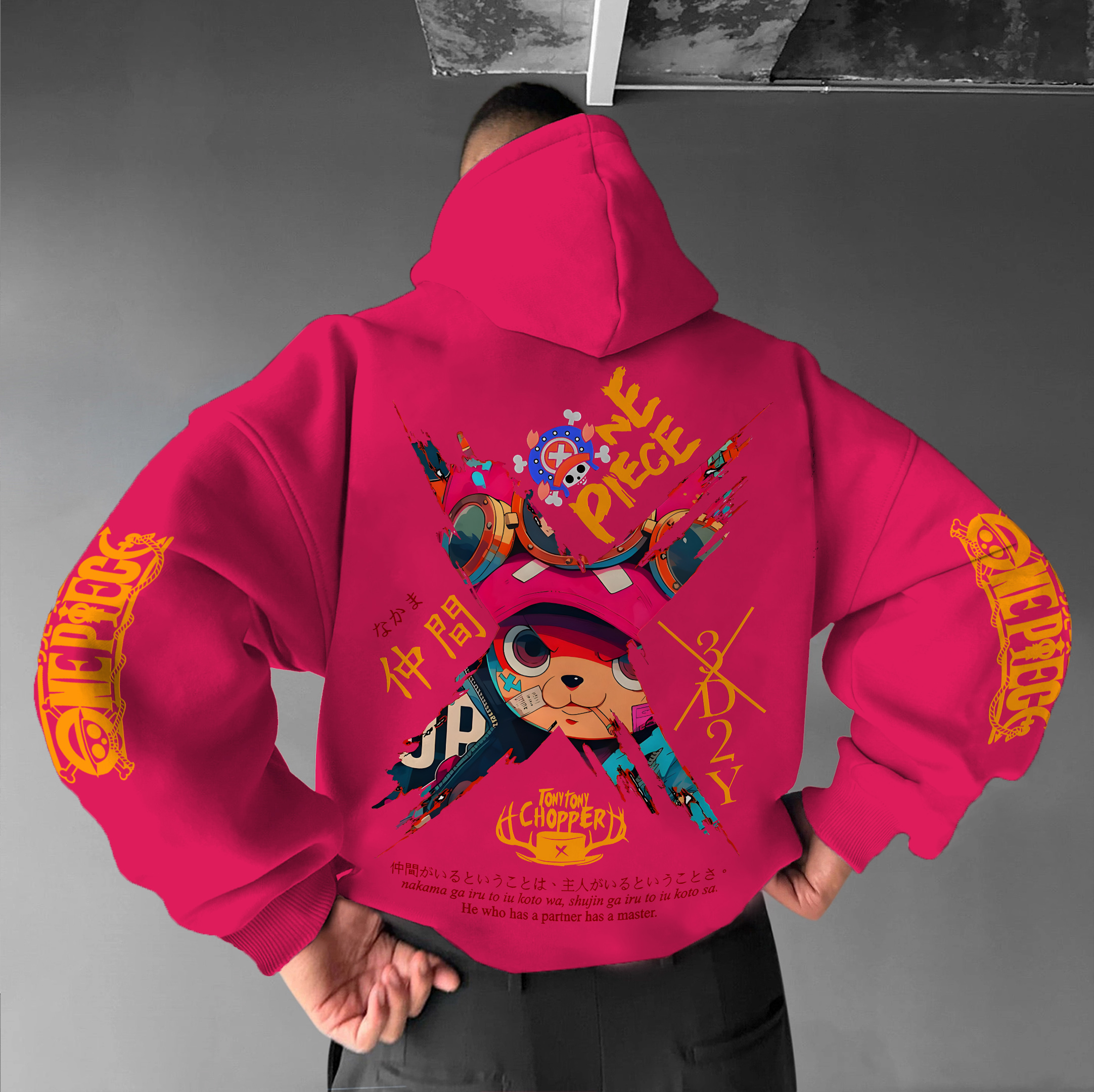 Unisex Anime Graphic Streetwear Vintage Hoodie-AnimeClothe