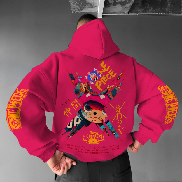 Unisex Anime Graphic Streetwear Vintage Hoodie-AnimeClothe