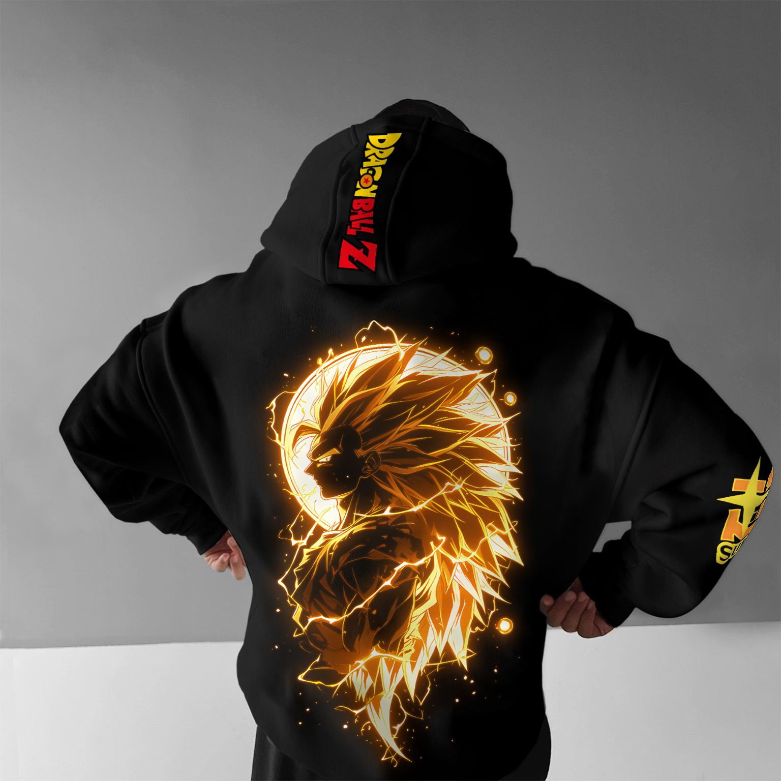 Unisex Anime Print Casual Oversized Hoodie