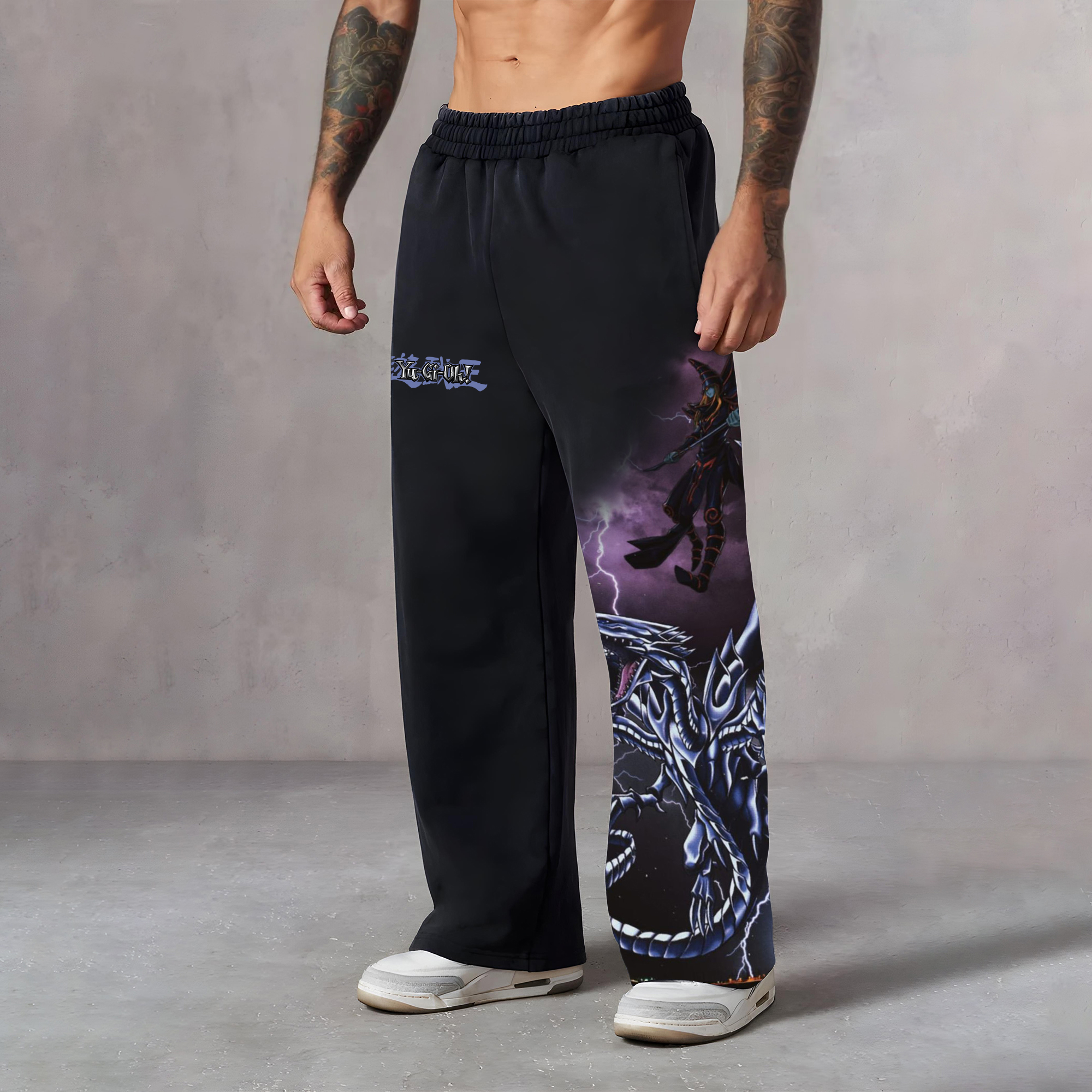Unisex "Yu-Gi-Oh!" Game Anime Graphic Print Pants