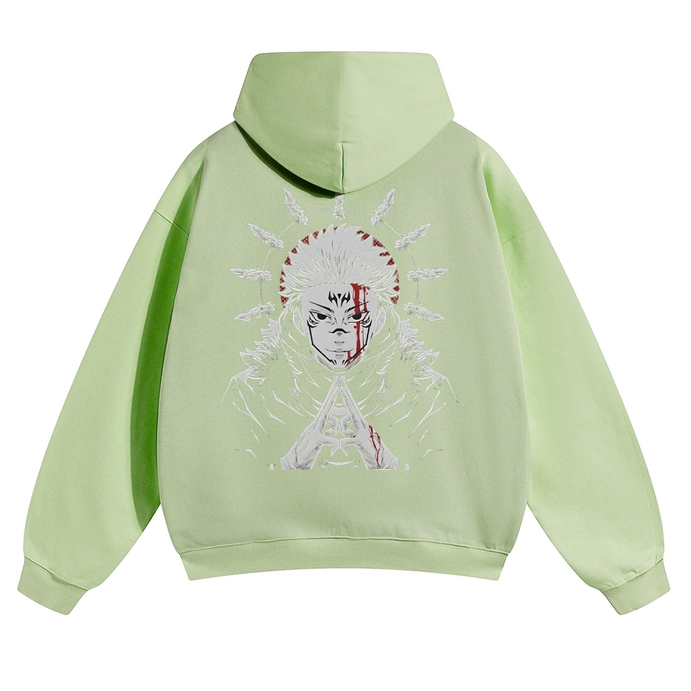 Unisex Casual Anime Print Hoodie