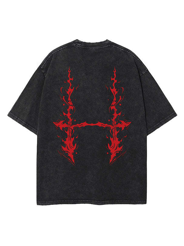 VINTAGE TEE丨Choso Vintage Oversize Tee - JJK