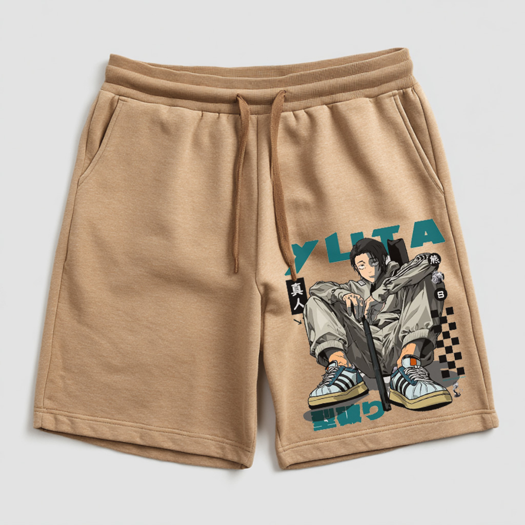 Anime-Inspired Casual Shorts With Character Prints For Summer-comicclothing