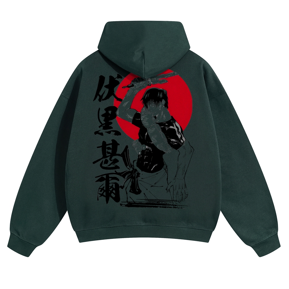 Unisex Casual Anime Print Hoodie