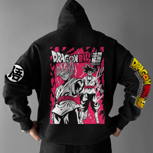 Unisex Anime Graphic Streetwear Vintage Hoodie