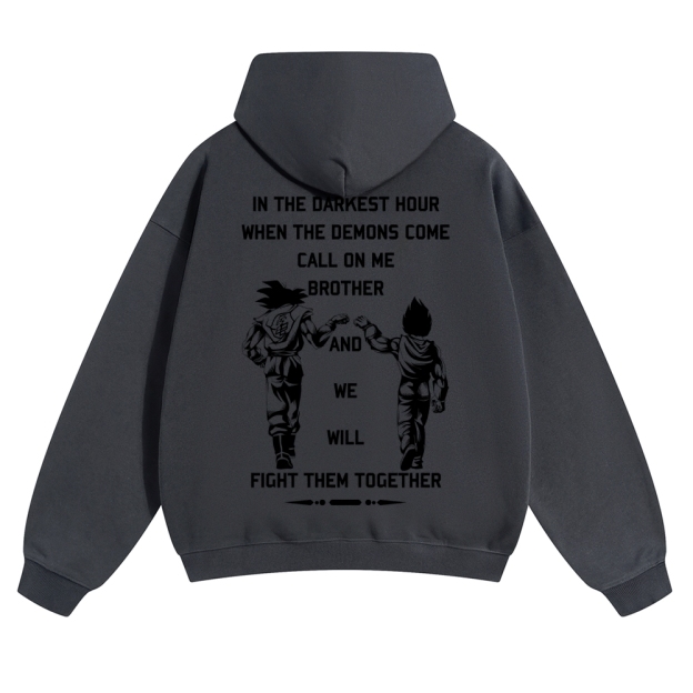 Unisex Anime Graphic Streetwear Vintage Hoodie