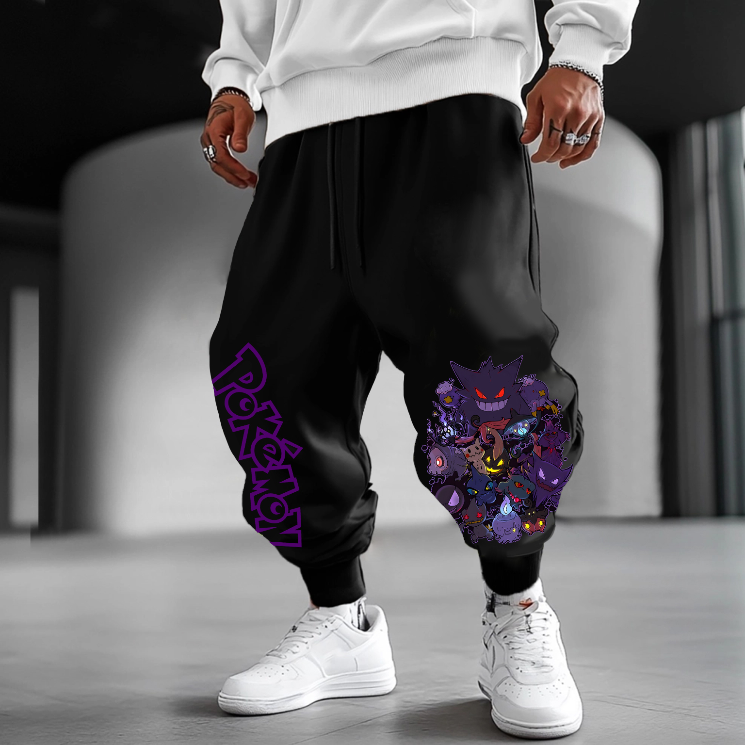 Unisex Casual Anime Streetwear Pants