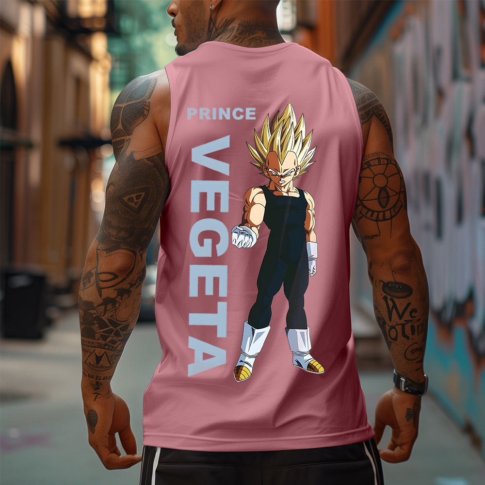 Unisex Anime Graphic Streetwear Vintage Gym Tank Top