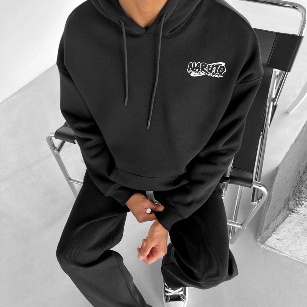 Oversized Unisex   Anime “Anime”  Print Hoodie-comicclothing