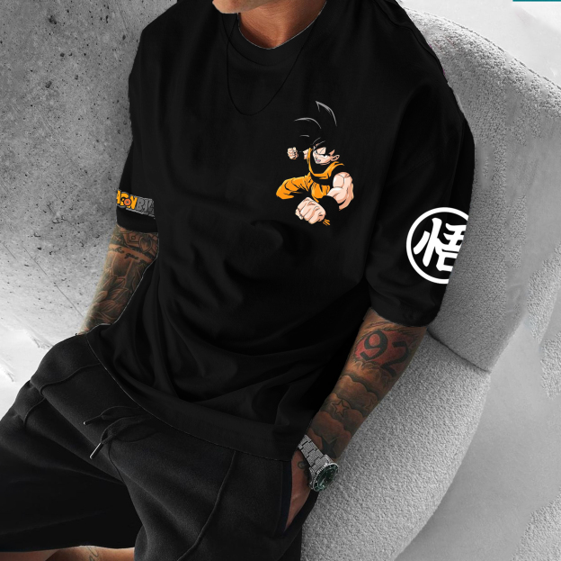 Unisex Anime Inspired Graphic Streetwear Vintage T-shirt