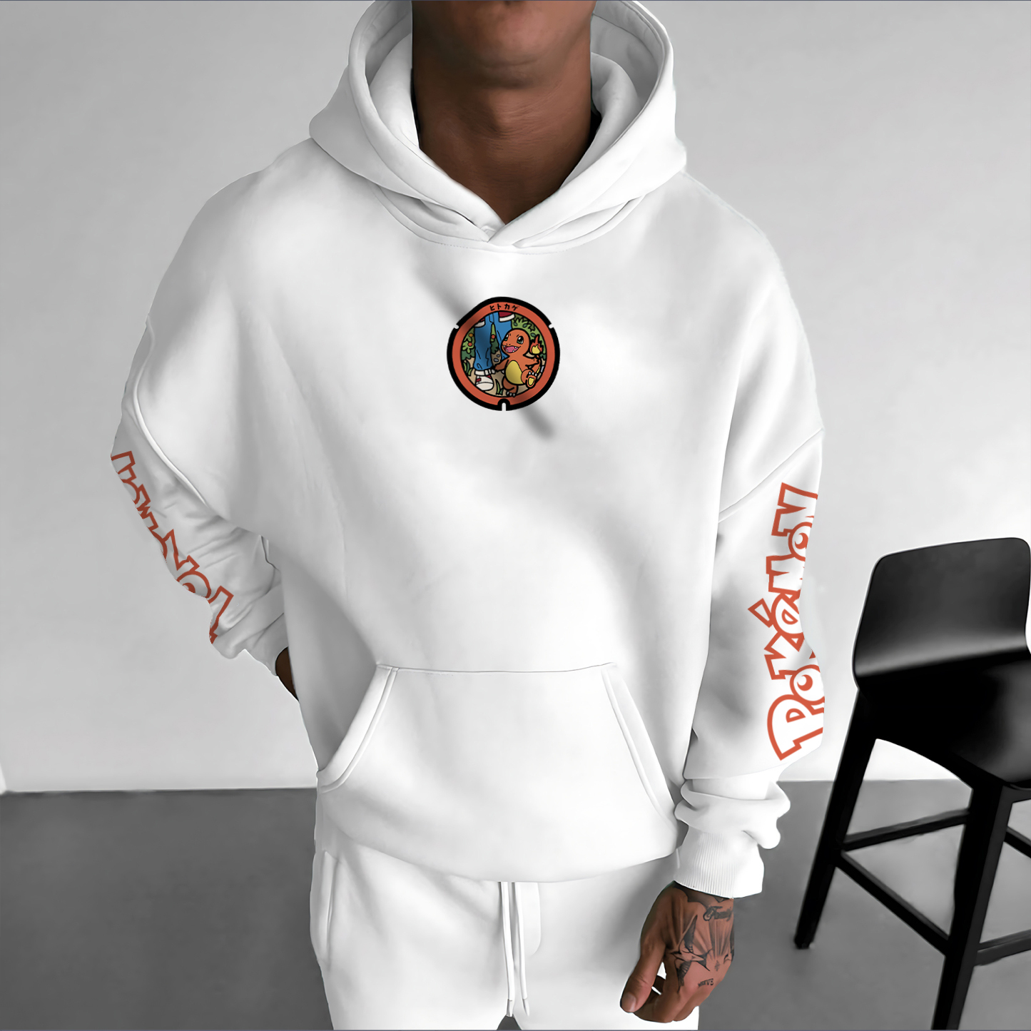 Unisex Anime Graphic Streetwear Vintage Hoodie