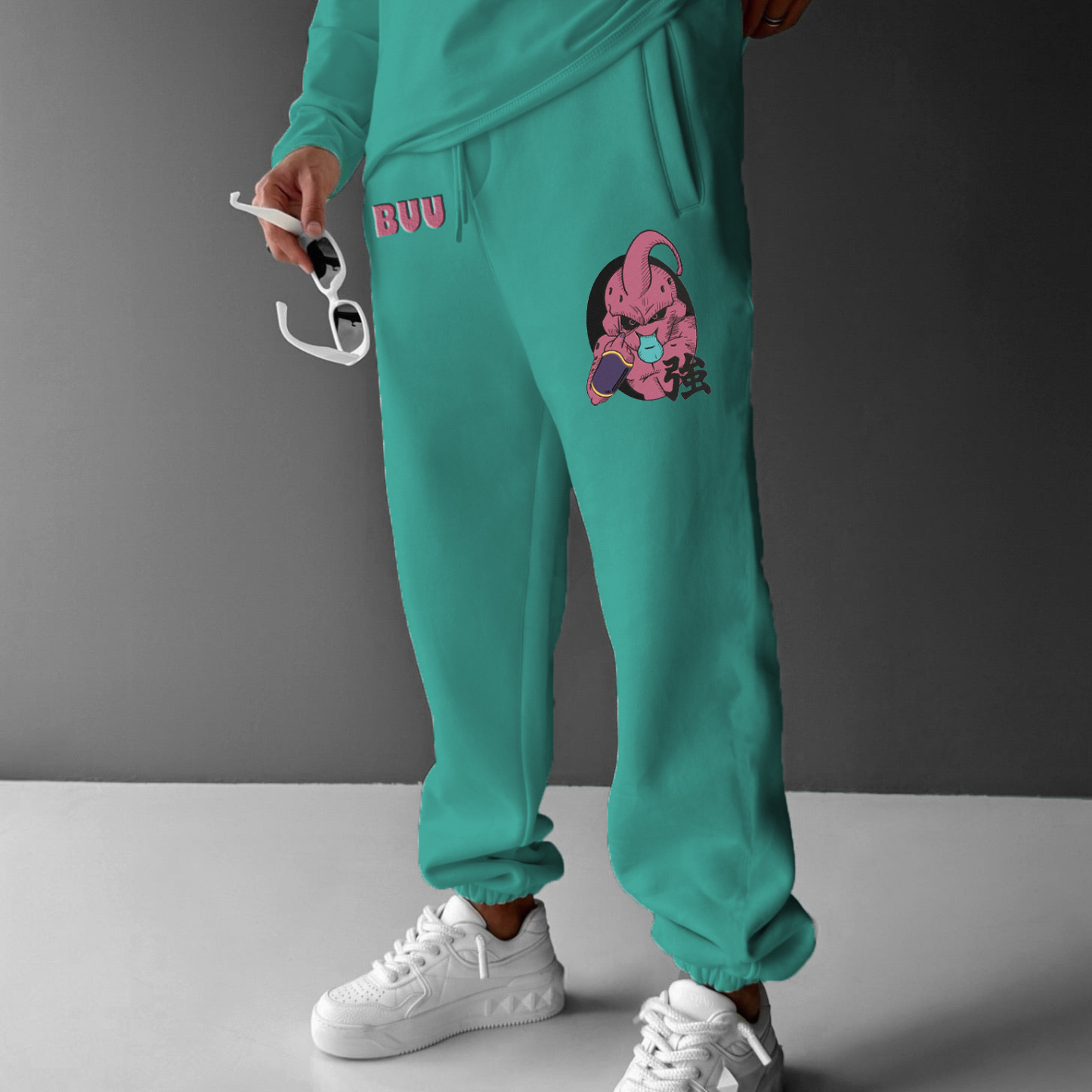 Unisex Anime Print Sweatpants Casual Pants