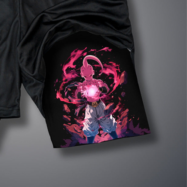 Unisex Casual Anime MAJIN BUU Gym Shorts