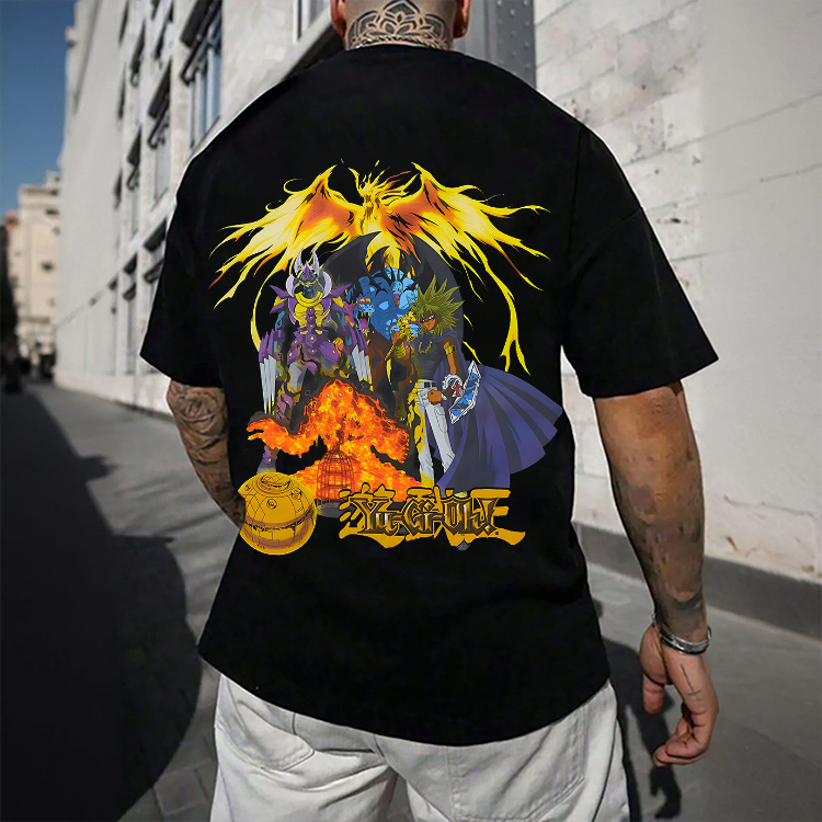 Unisex "Yu-Gi-Oh!" Game Anime Graphic Print T-Shirt