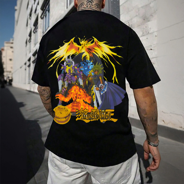 Unisex "Yu-Gi-Oh!" Game Anime Graphic Print T-Shirt