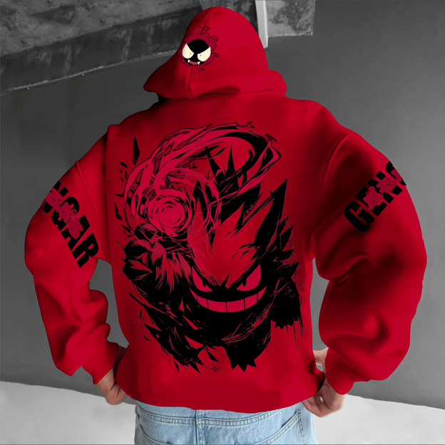 Unisex Anime Graphic Streetwear Vintage Hoodie
