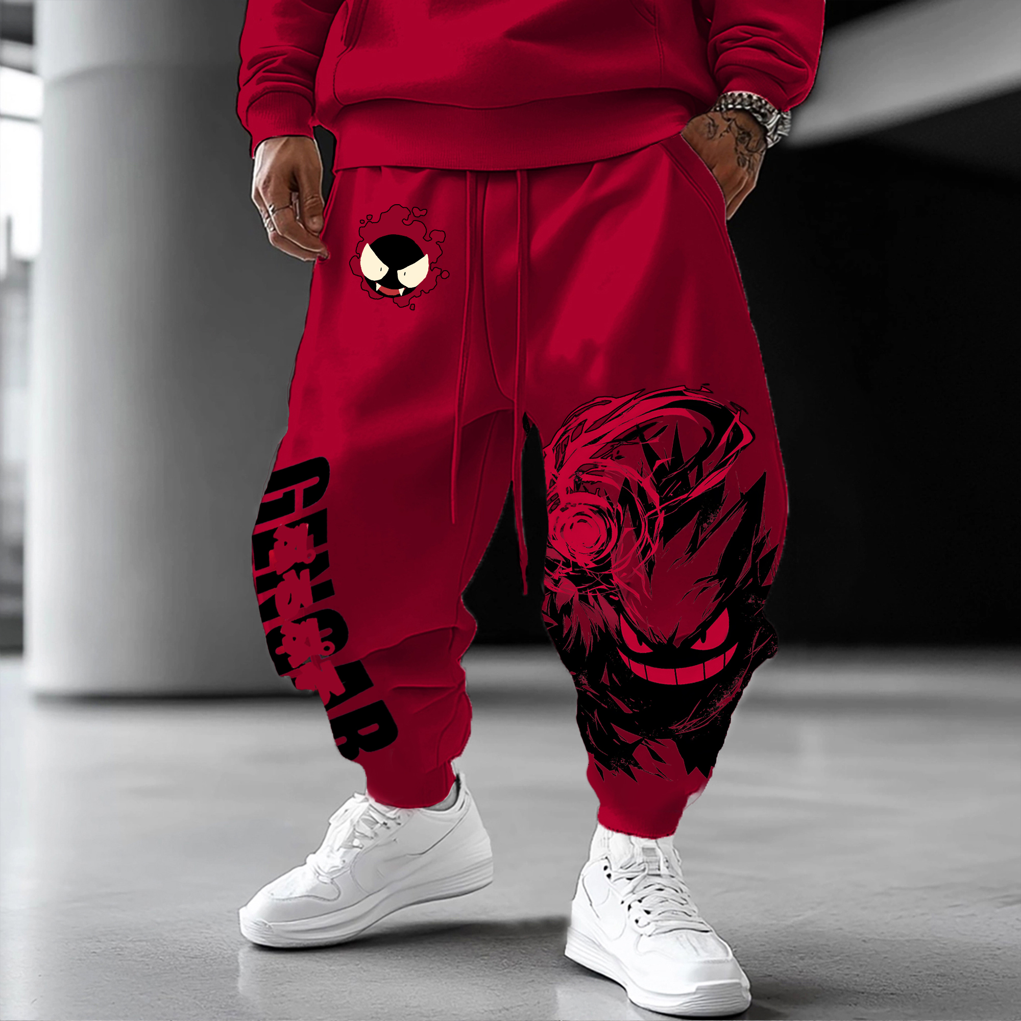 Unisex Casual Anime Streetwear Pants