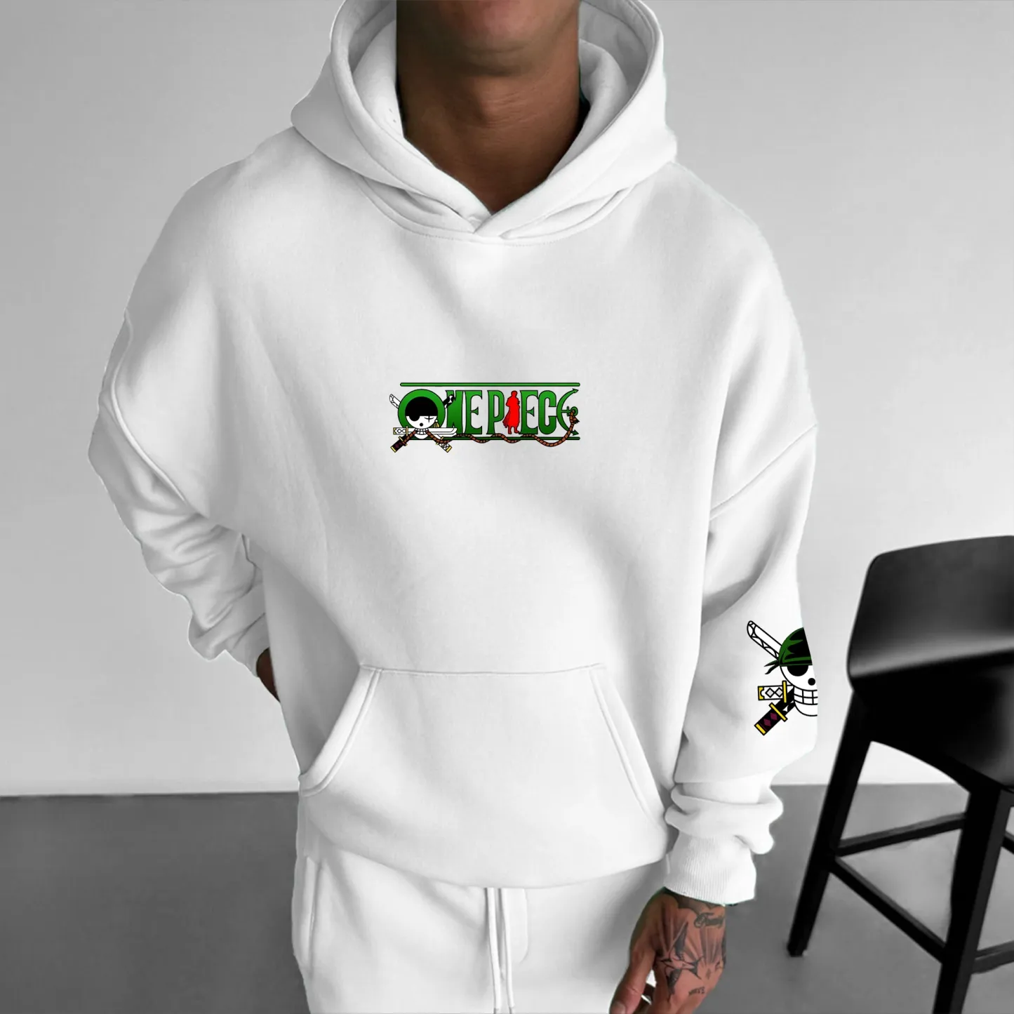 Unisex Anime Graphic Streetwear Vintage Hoodie