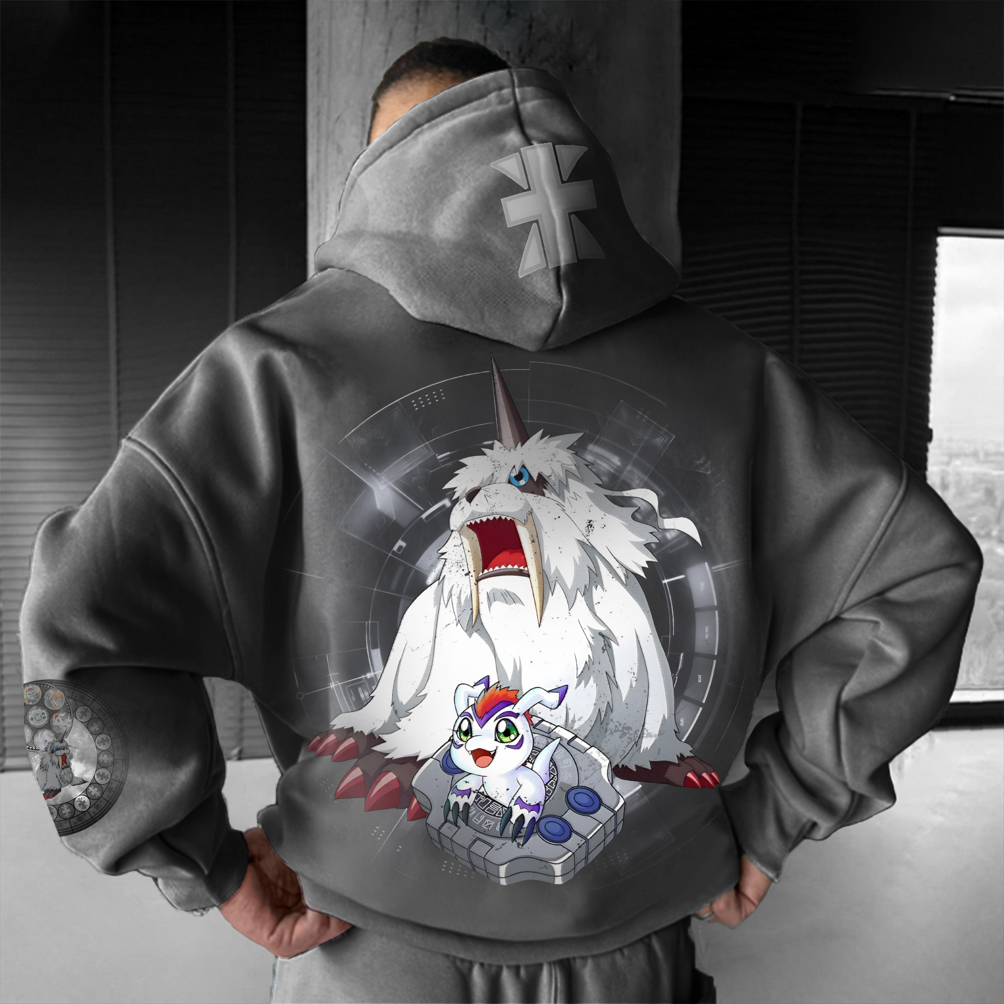 Unisex “Digimon” Anime Style Retro Hoodie