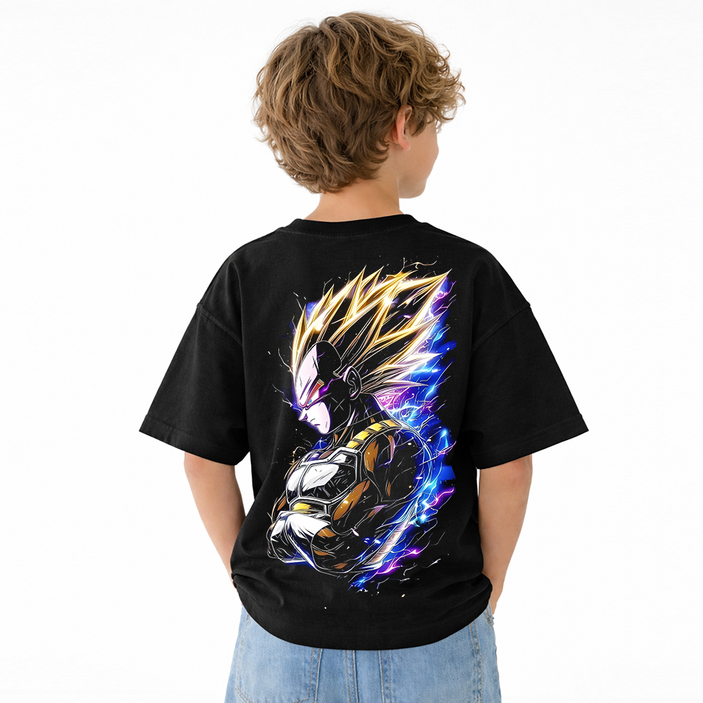 Dragon Ball Anime Graphic T-Shirt for Kids Cartoon Print Cotton Tee