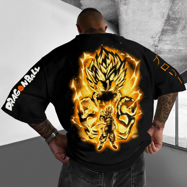 Unisex Anime Inspired Vintage T-Shirt