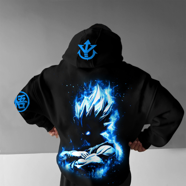 Unisex Anime Print Casual Oversized Hoodie