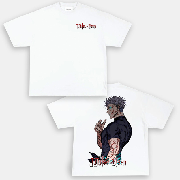 Oversized Unisex Anime Print T-Shirt