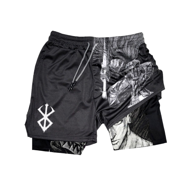 Anime Performance Gym Shorts