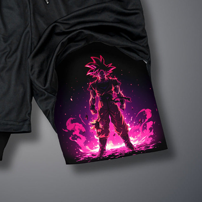 Unisex Casual Anime GOKU Gym Shorts