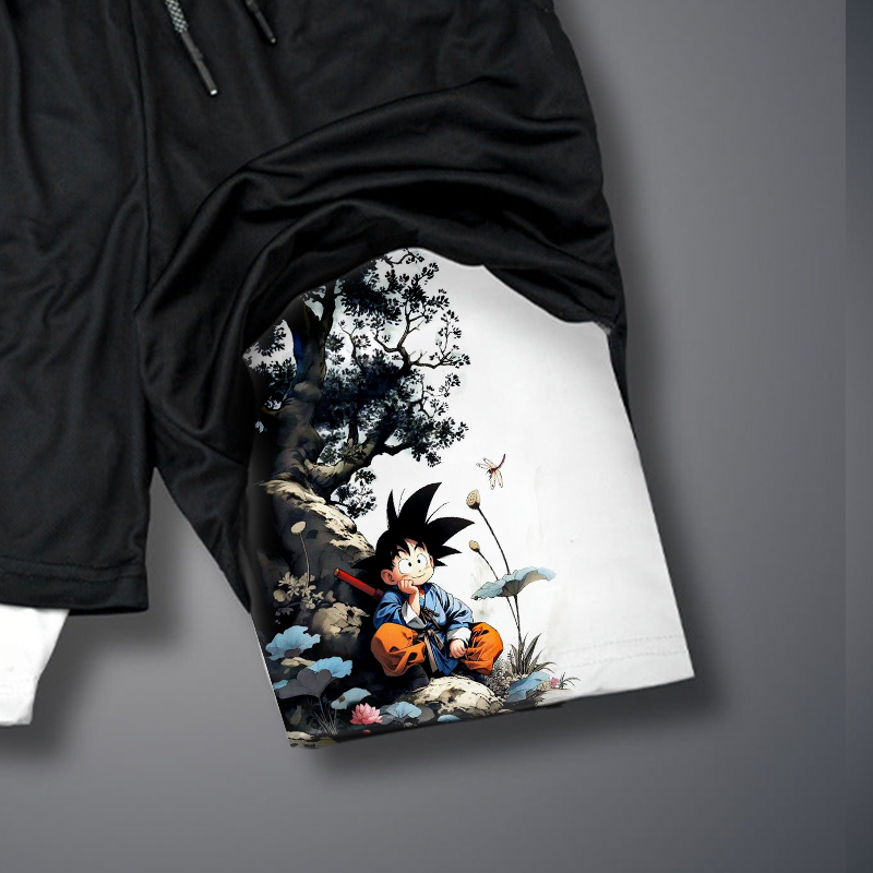Unisex Casual Anime GOKU Gym Shorts