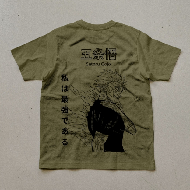 Unisex Oversized Anime Print T-Shirt