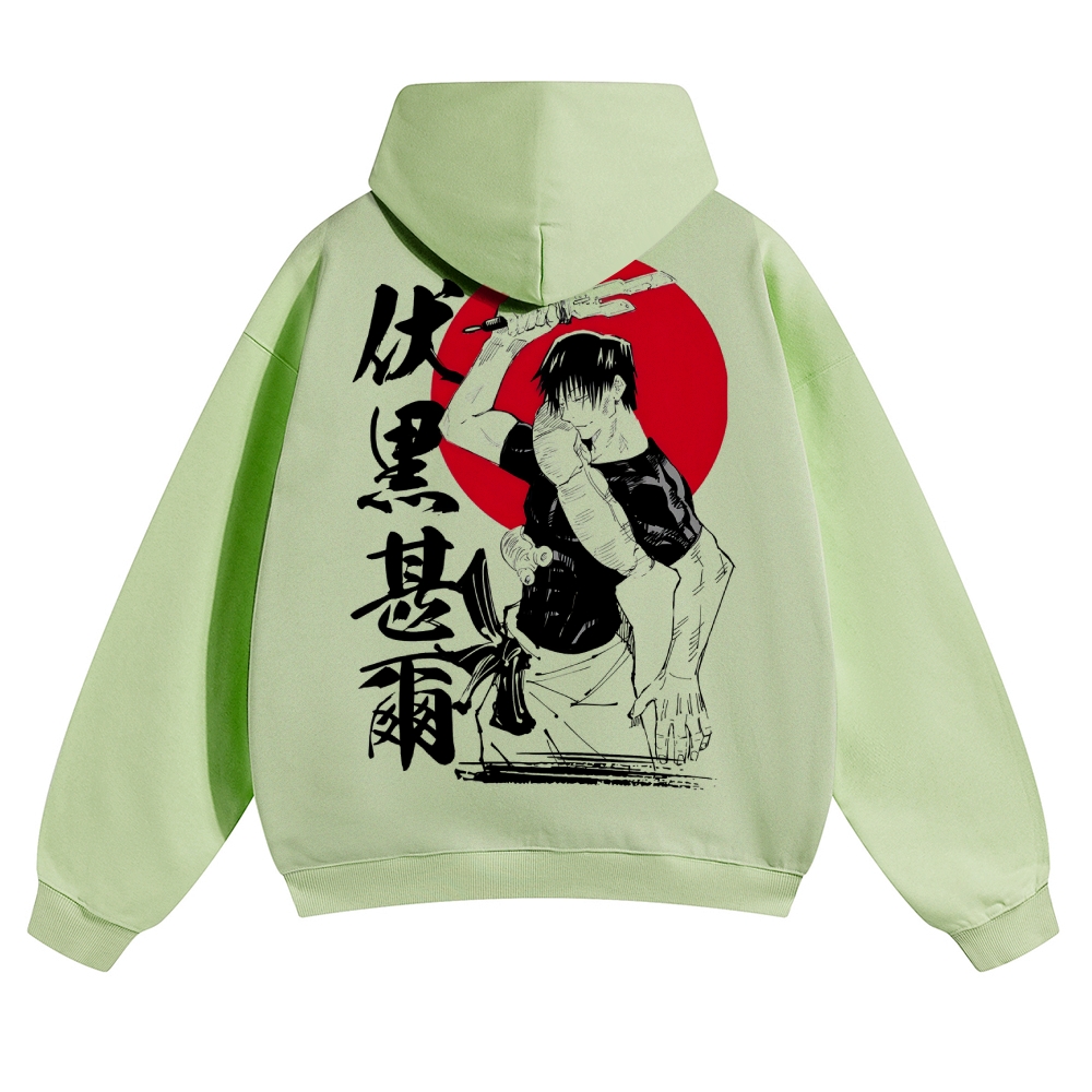 Unisex Casual Anime Print Hoodie