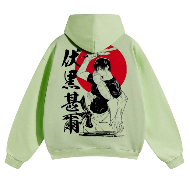 Unisex Casual Anime Print Hoodie