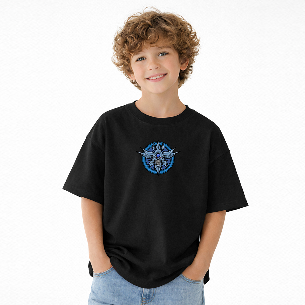 Yu-Gi-Oh! Anime Graphic T-Shirt for Kids Cartoon Print Cotton Tee
