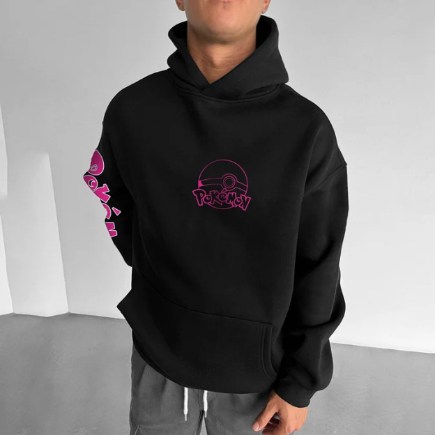 Unisex Anime Graphic Streetwear Vintage Hoodie